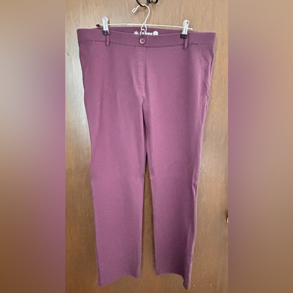 Betabrand Straight Leg Classic Dress Pant Yoga Pant
